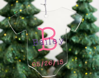 Baby Christmas Ornament, Baby's First Christmas Ornament, Baby's 1st Ornament, Baby Christmas Ornament