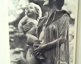 Madonna and Child Vintage 1970's Poster