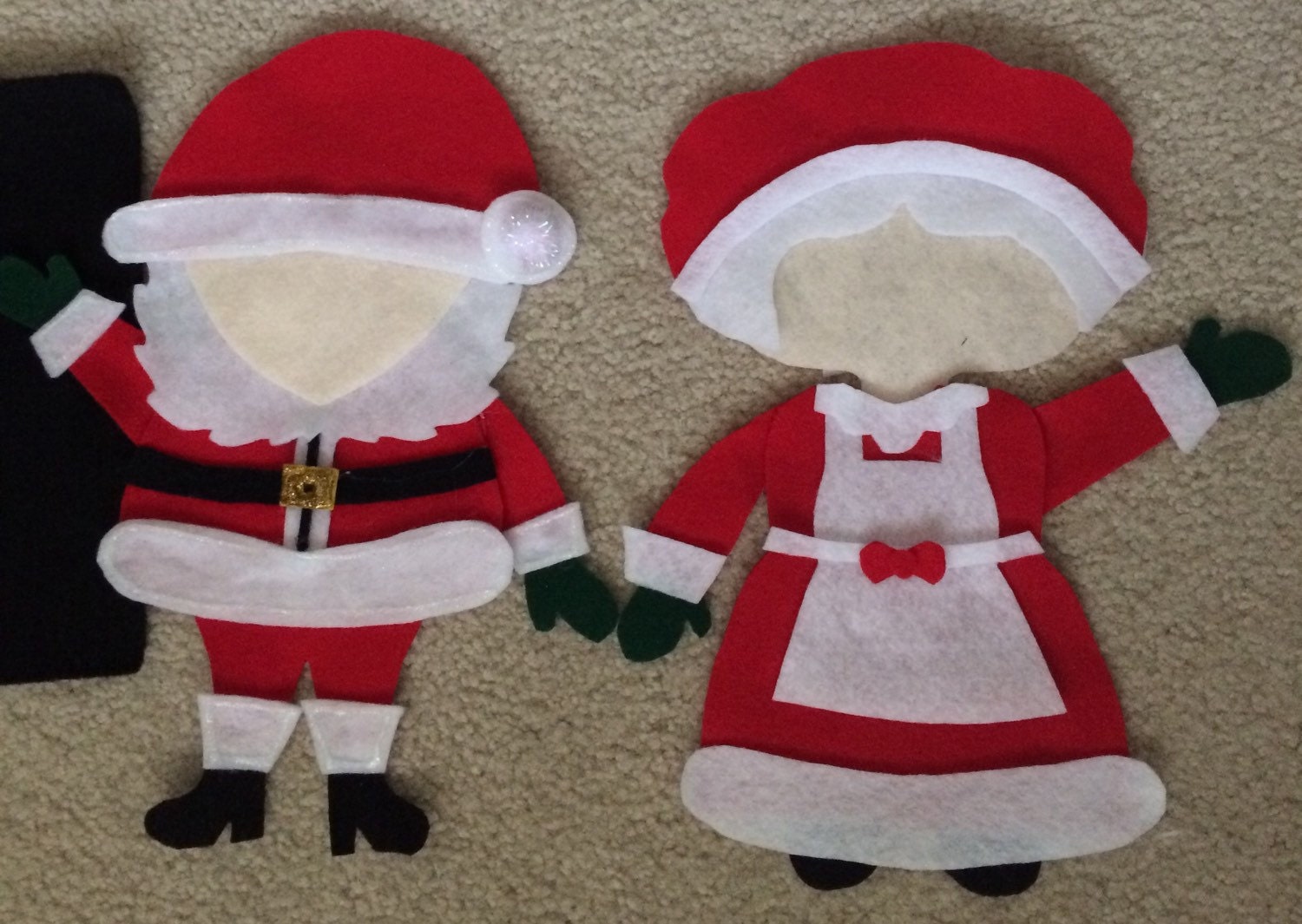 Mr and Mrs Claus costumes by MuchAdoAboutCluckin on Etsy