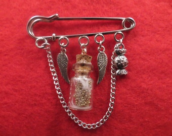 Supernatural Gabriel's grace kilt pin brooch (50mm).