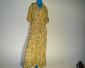 Vintage 80s Blouse and Skirt Set Bohemian Hippie Gypsy