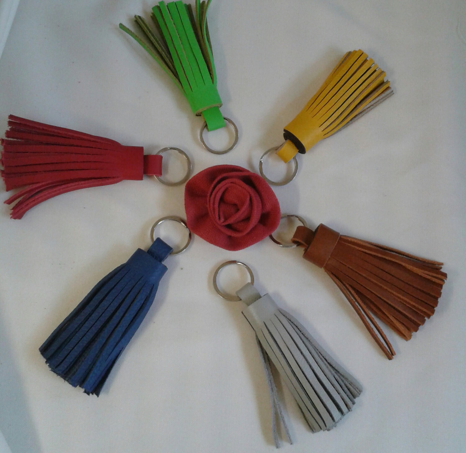 Handmade Leather Tassels