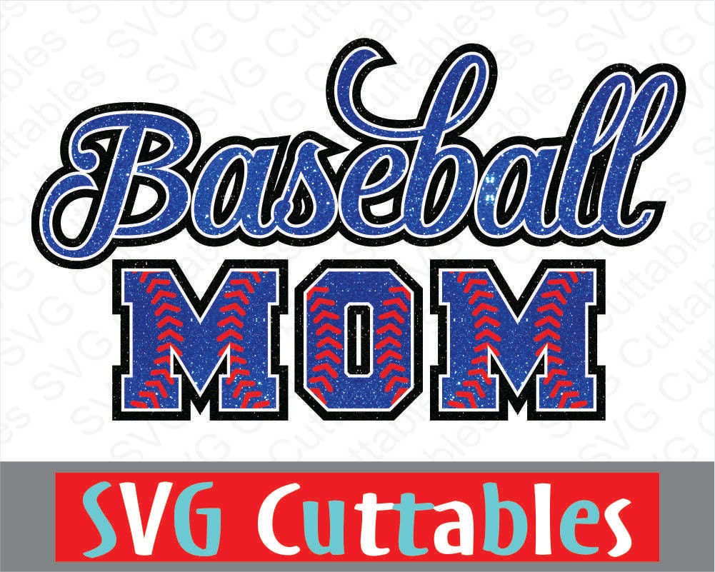 Download Baseball Mom SVG DXF Digital Cut File by SVGCUTTABLES on Etsy