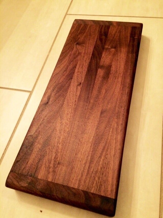 Premium Black Walnut Butcher Block by HFCustomWoodWorks on Etsy