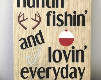 Free Free 278 Hunting Fishing And Loving Everyday Svg SVG PNG EPS DXF File