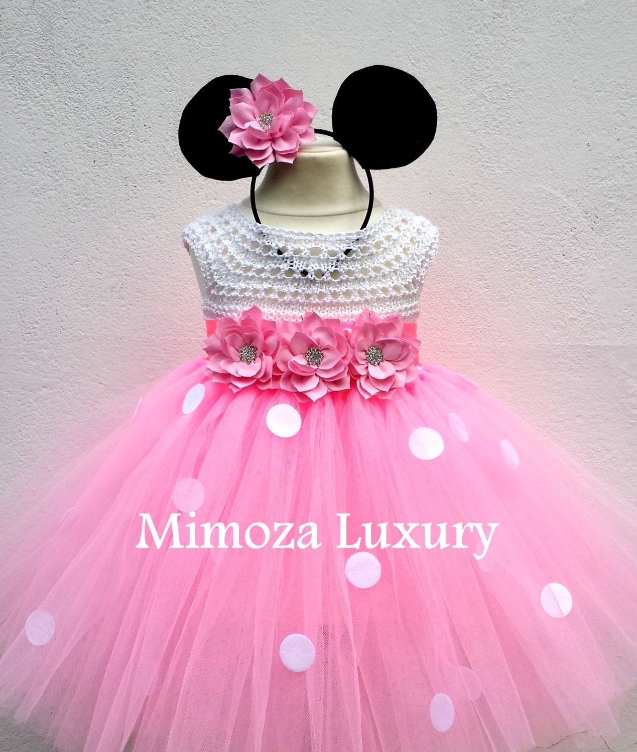 Minnie mouse tutu dress Pink Minnie mouse dress Minnie mouse