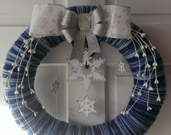 Winter Wreath, Snowflake Wreath