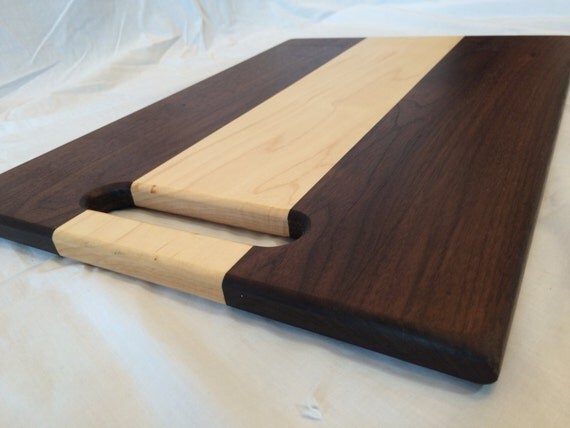 Walnut And Maple Wood Cutting Board