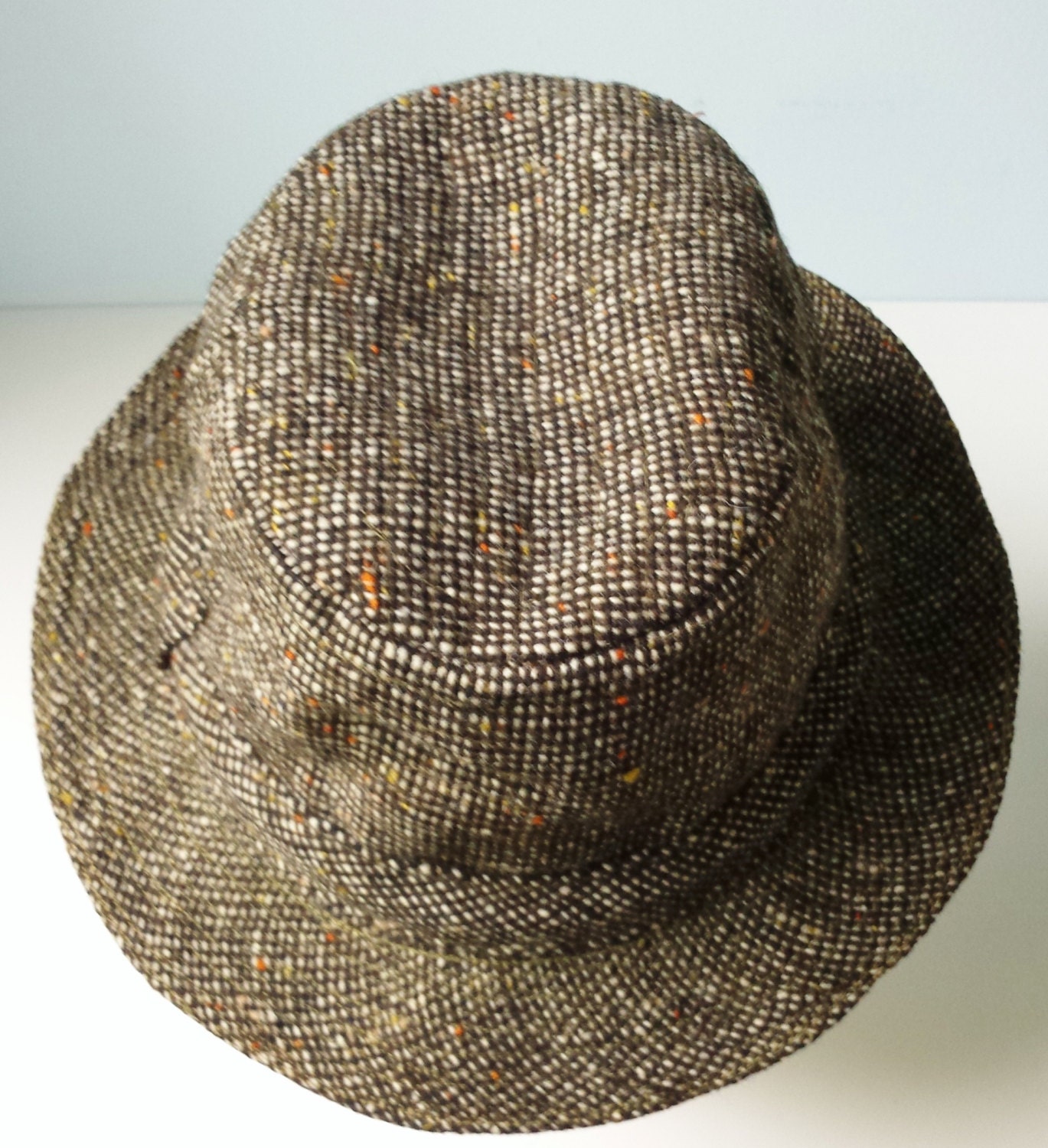 Vintage Collectible Hat Wool Tweed Hat Irish Walking Hat