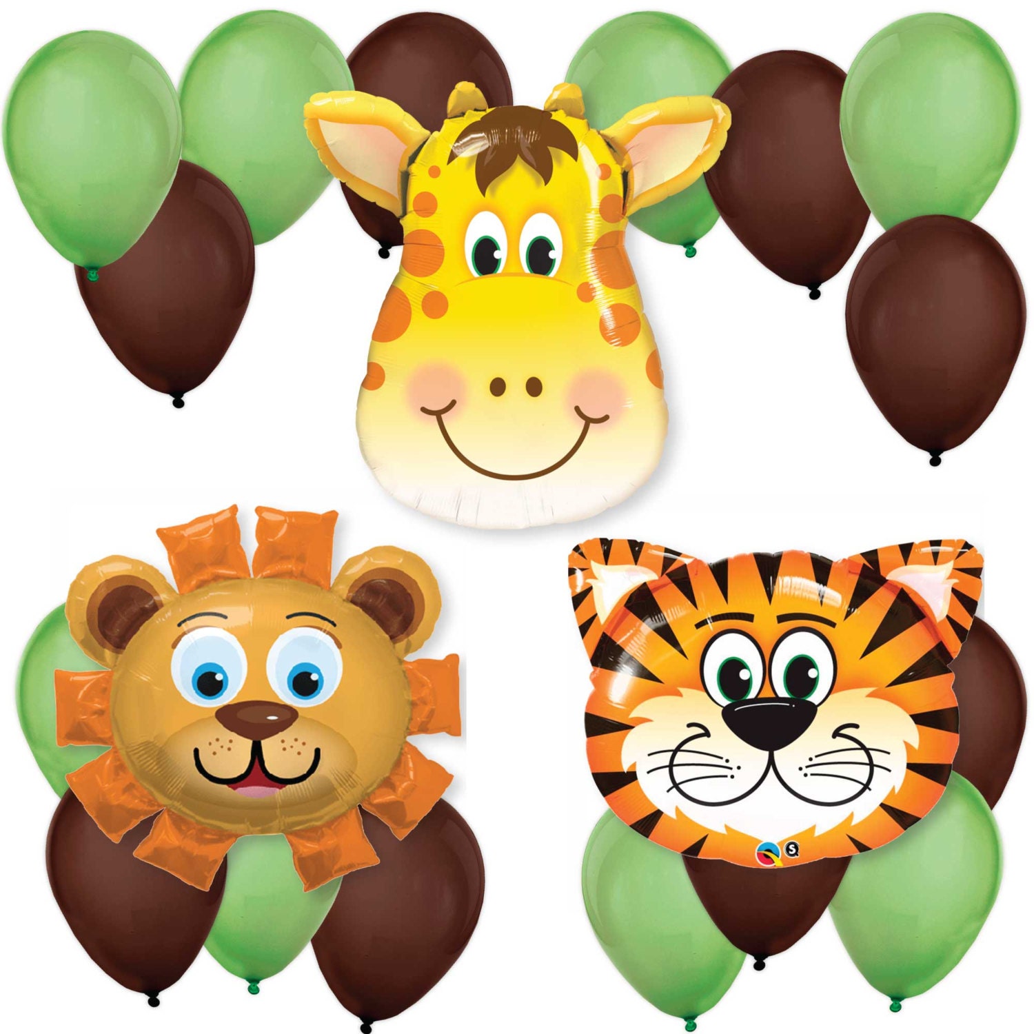 Funfari Fun Safari Balloon Bouquet Balloon Kit for a Baby