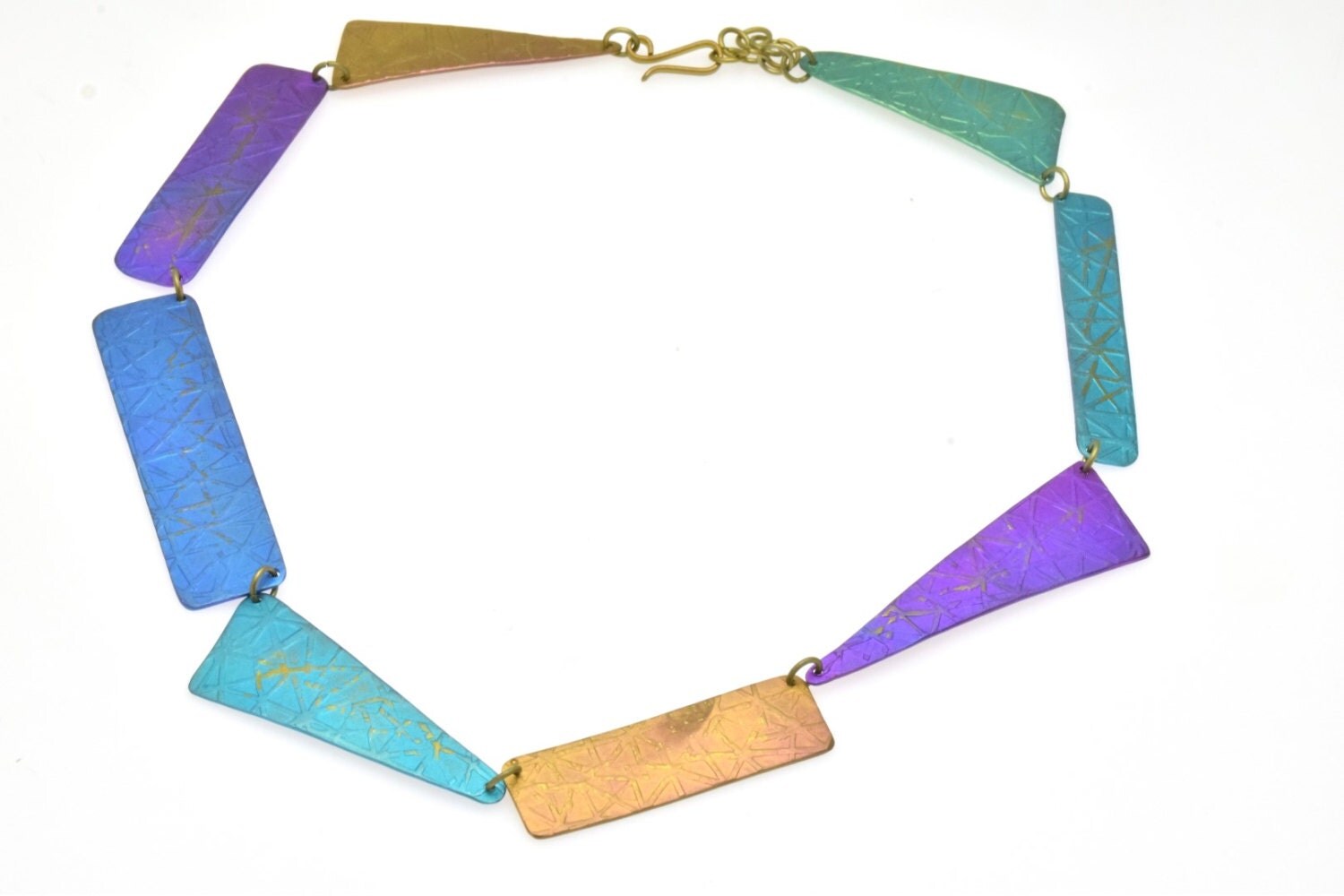 Geometric Necklace Titanium Necklace Statement Necklace