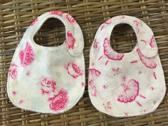 shabby chic baby bib set shabby chic baby bib set