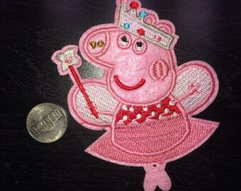 Peppa pig iron on