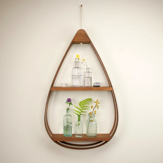Mid Century Teardrop Shelf Mid Century modern by TheWavertreeCo