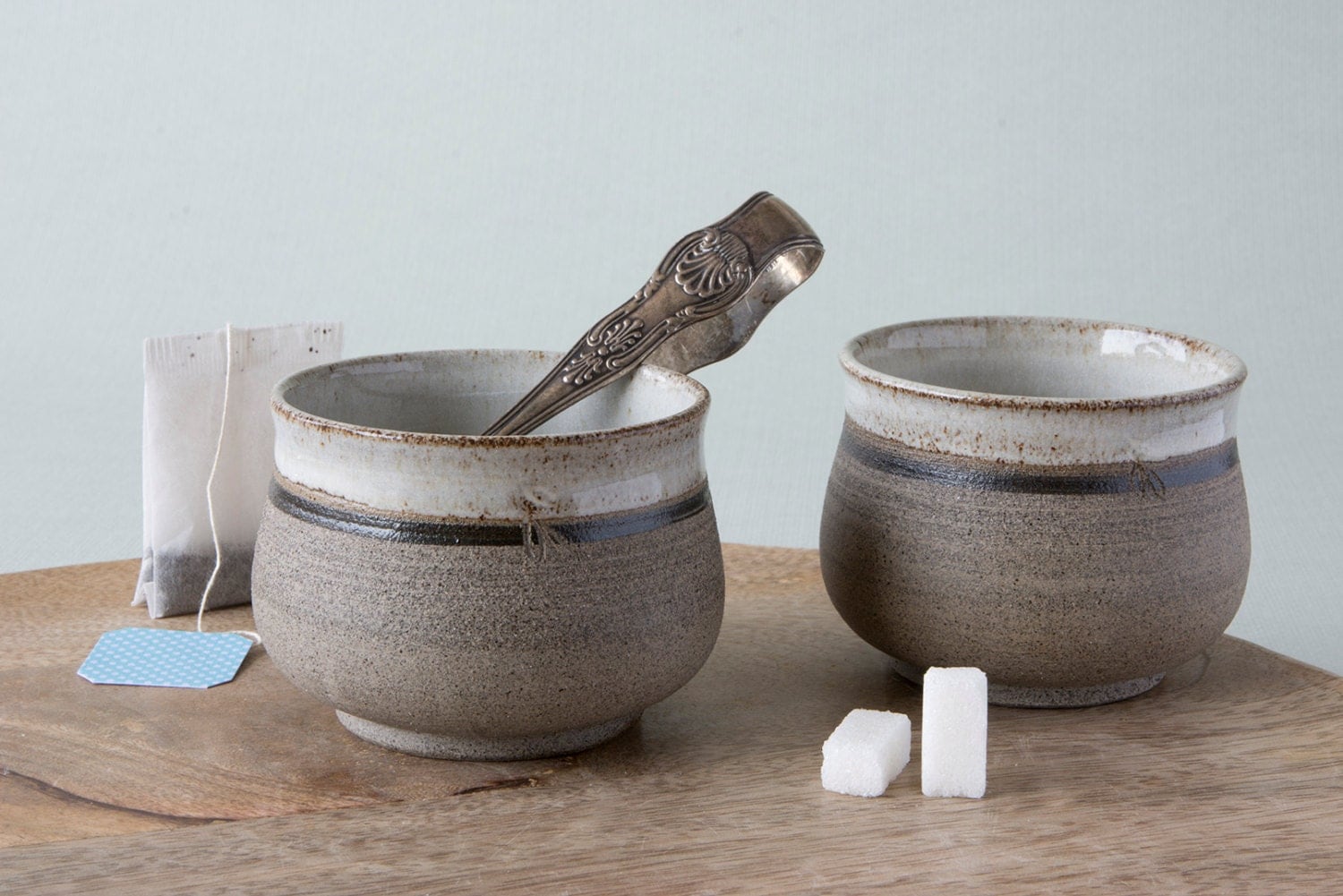 Ceramic Chai Cups / Set of 2 Cups / Handmade by MadAboutPottery