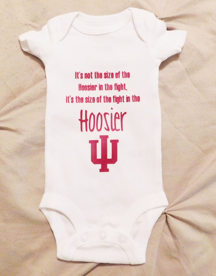 Indiana University Hoosiers Onesie Hoosiers Baby IU Baby