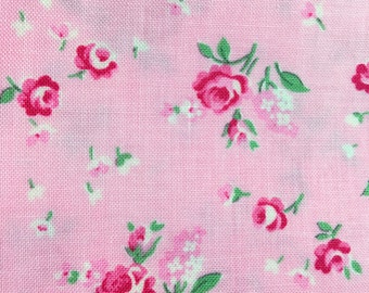 half yard- Billet-doux by Verna Mosquera -Baby rosebud in pink