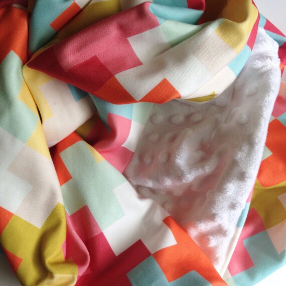 Items similar to Baby Swaddle Infant Blanket Swiss Cross Blanket