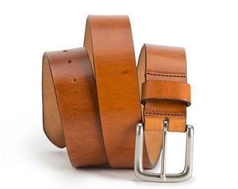 Brothers Leather Belt (light Brown)