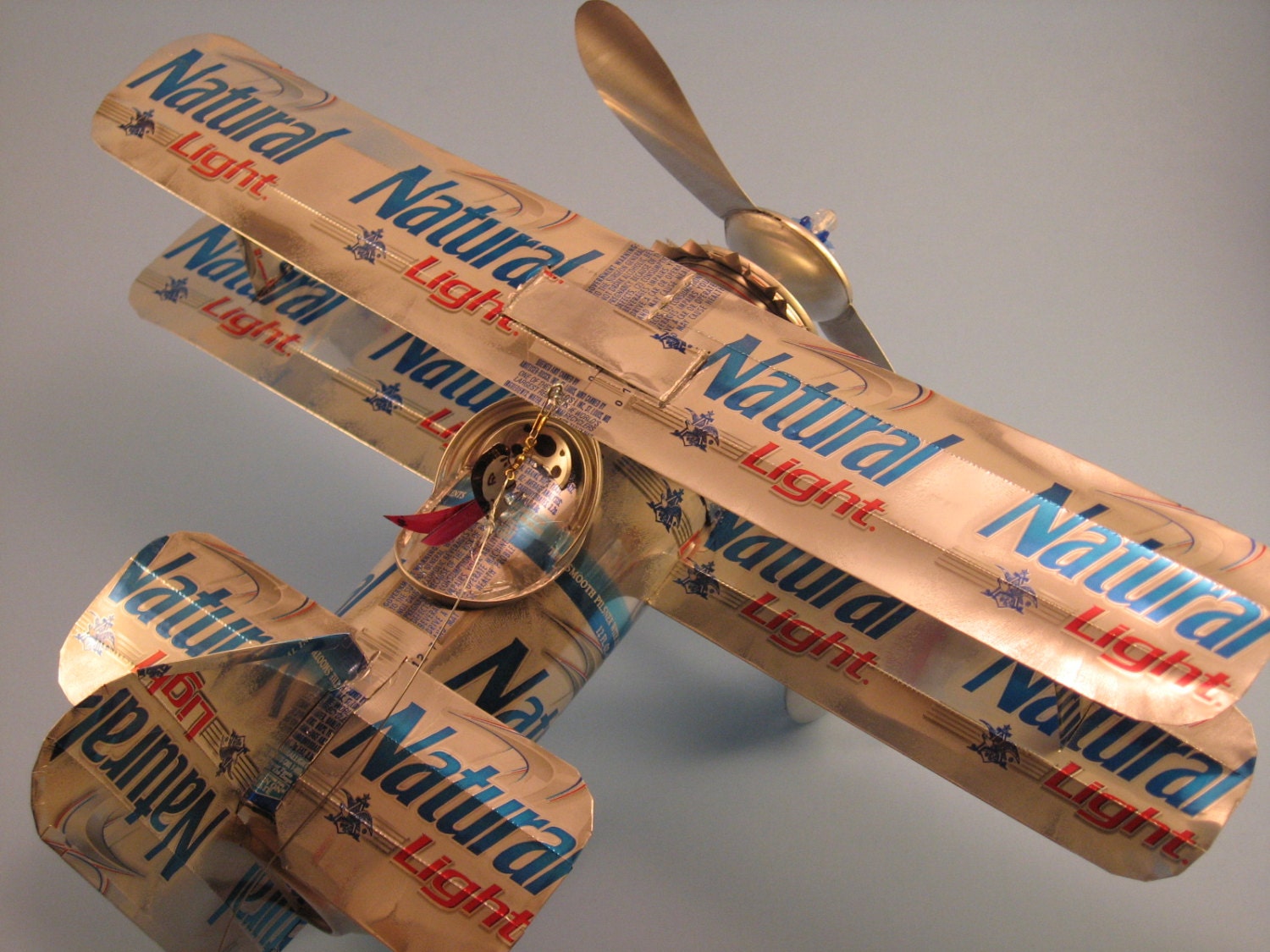 Natural Light Beer Can Airplane Windspinnersuncatchercan
