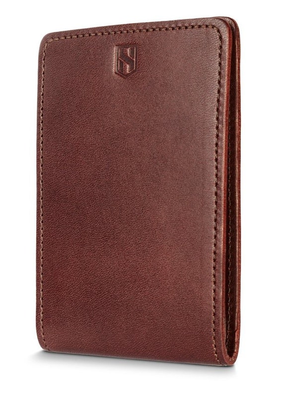 Items similar to HUSKK Leather Wallet for Men Credit Card Sleeve