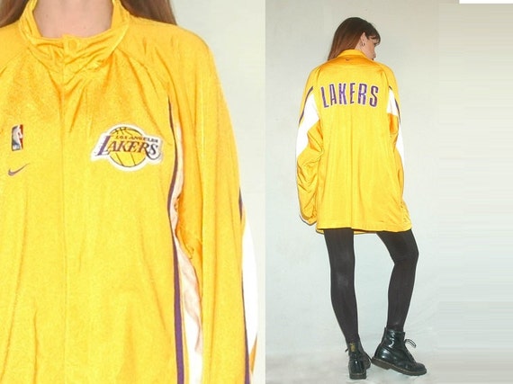 Lakers Jacket NIKE Warm up Jacket Los Angeles Lakers by ...