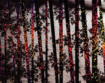 A5 - Original Collage Print - "Dark Sparks" - Set of 5 folded A5 cards + envelopes