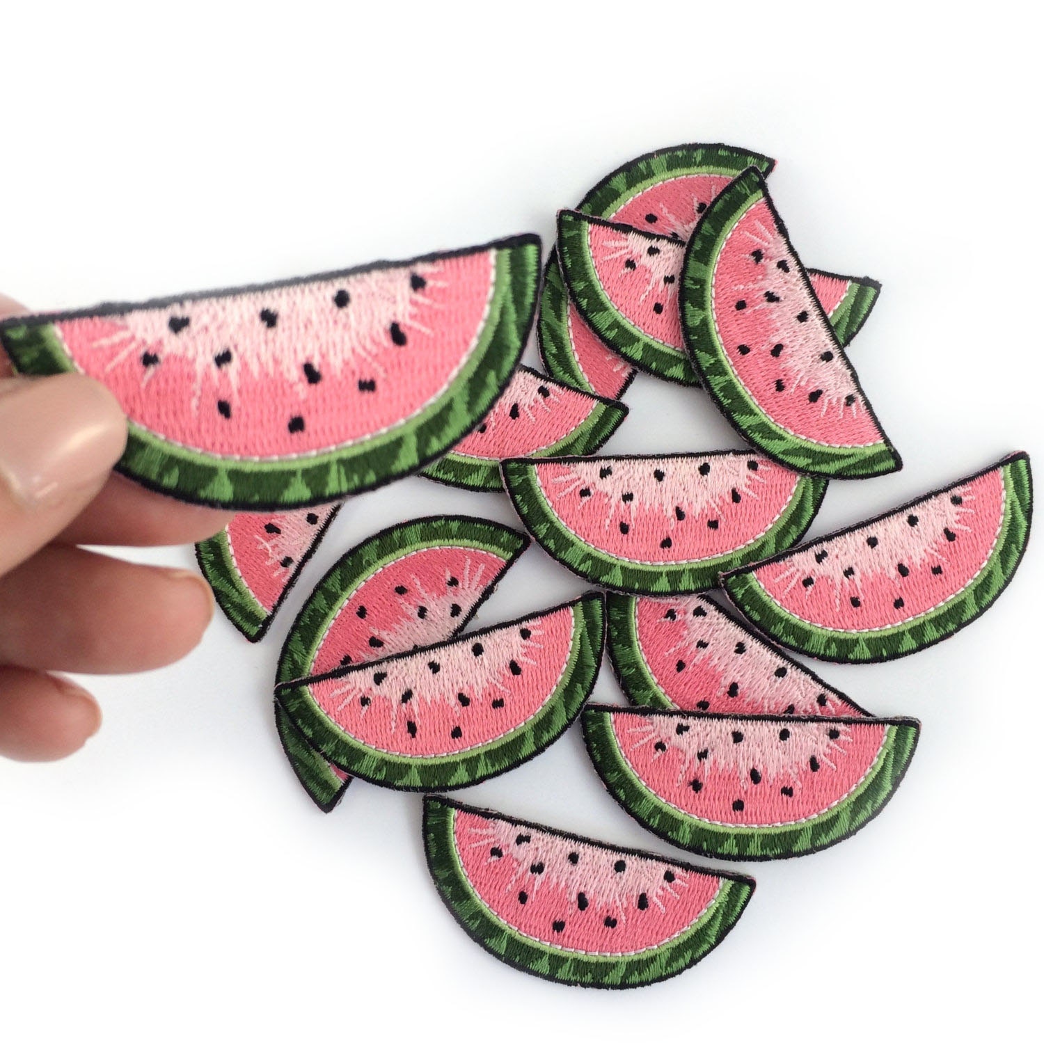 Watermelon Patch Iron on Embroidered by