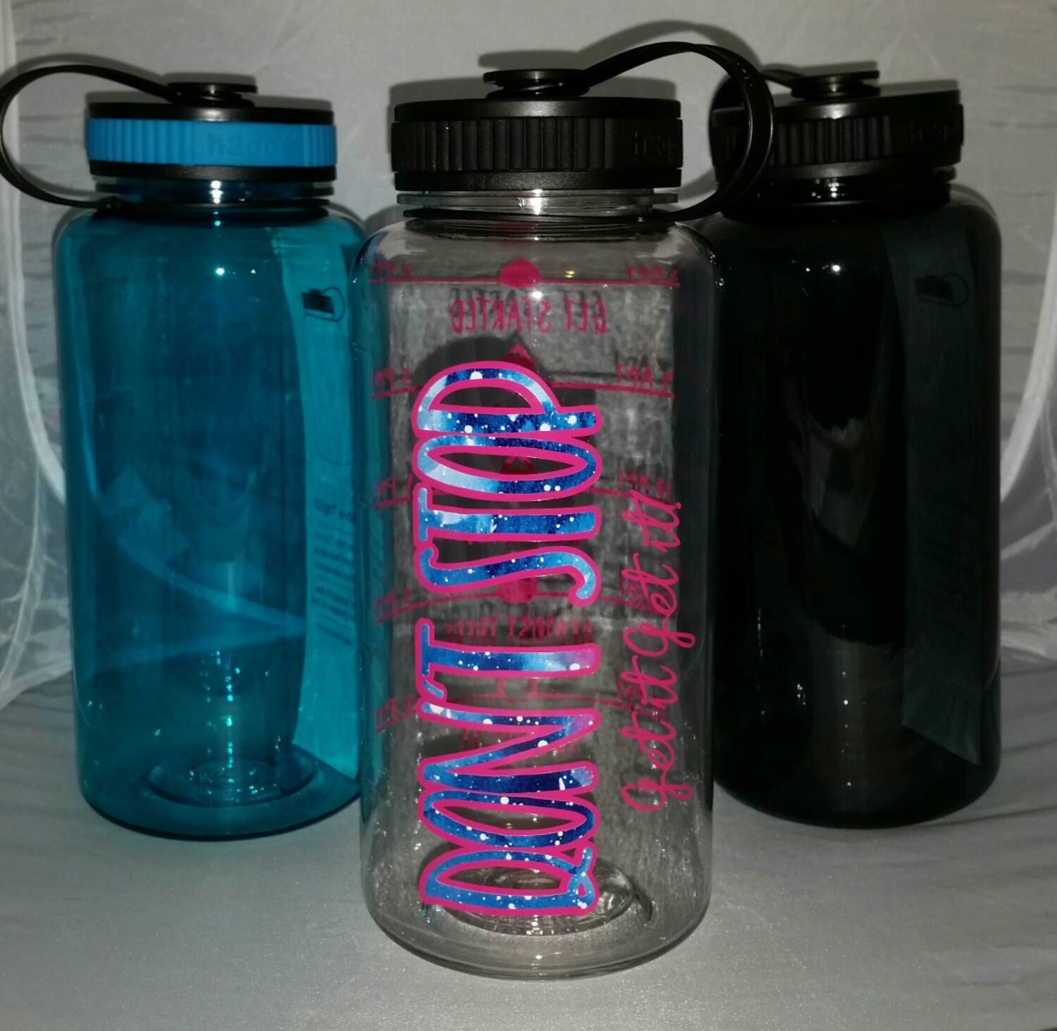 Motivational water bottle workout bottle tracker 30 by Limboea