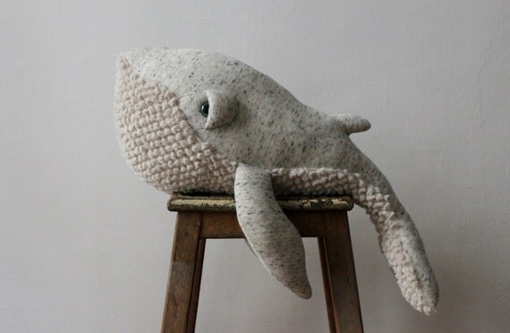 small stuffed whale