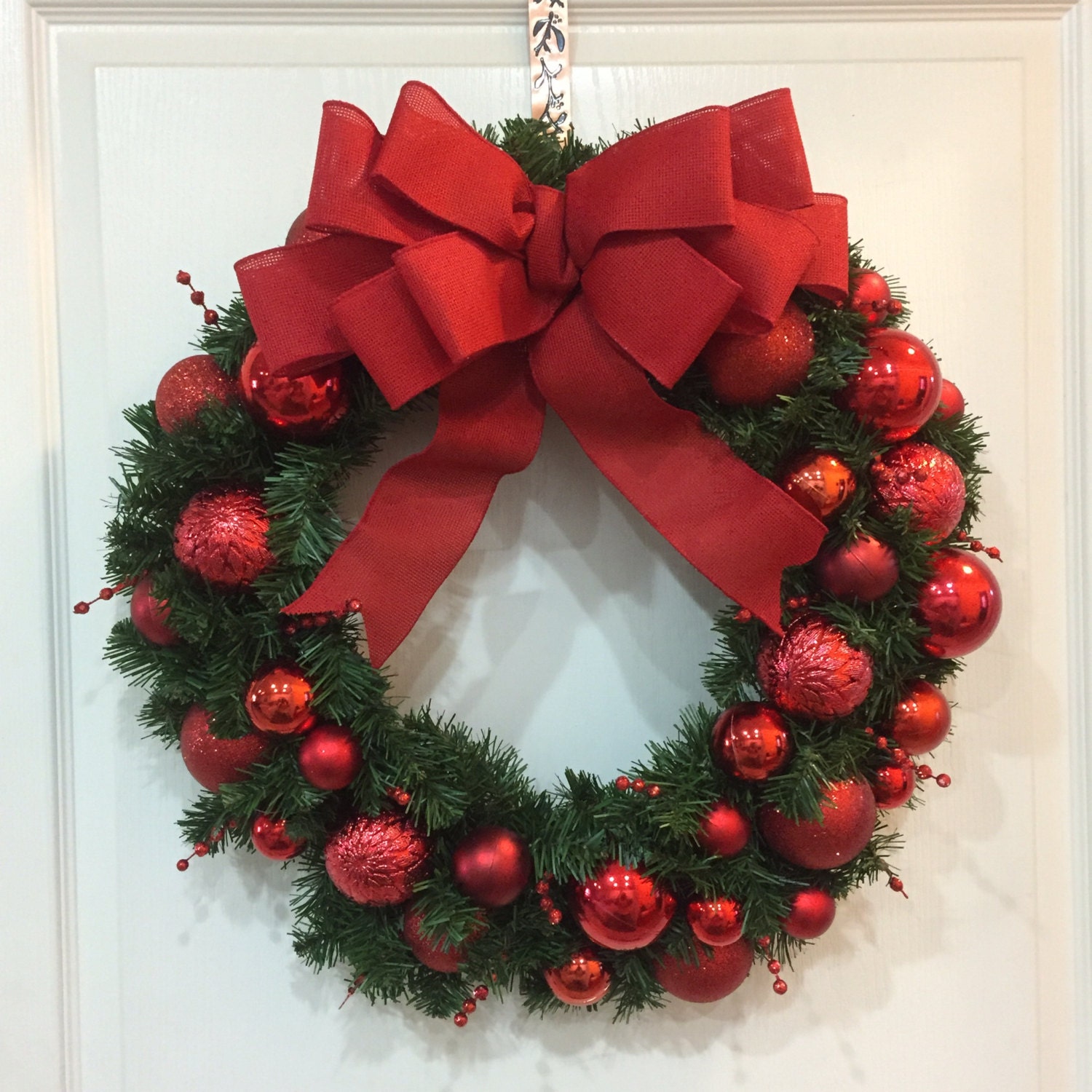 Red Christmas Wreath 