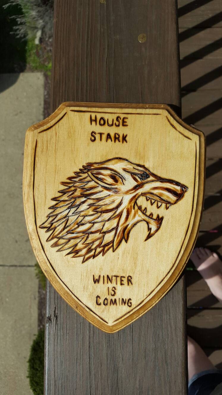 House of stark sigil Game of Thrones shield