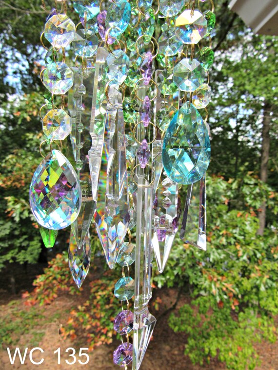 Crystal Wind Chime Wind Chime Crystal Sun by CrystalWindChime