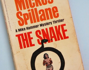 1960s Mike Hammer Mystery Thriller The Snake By Mickey Spillane