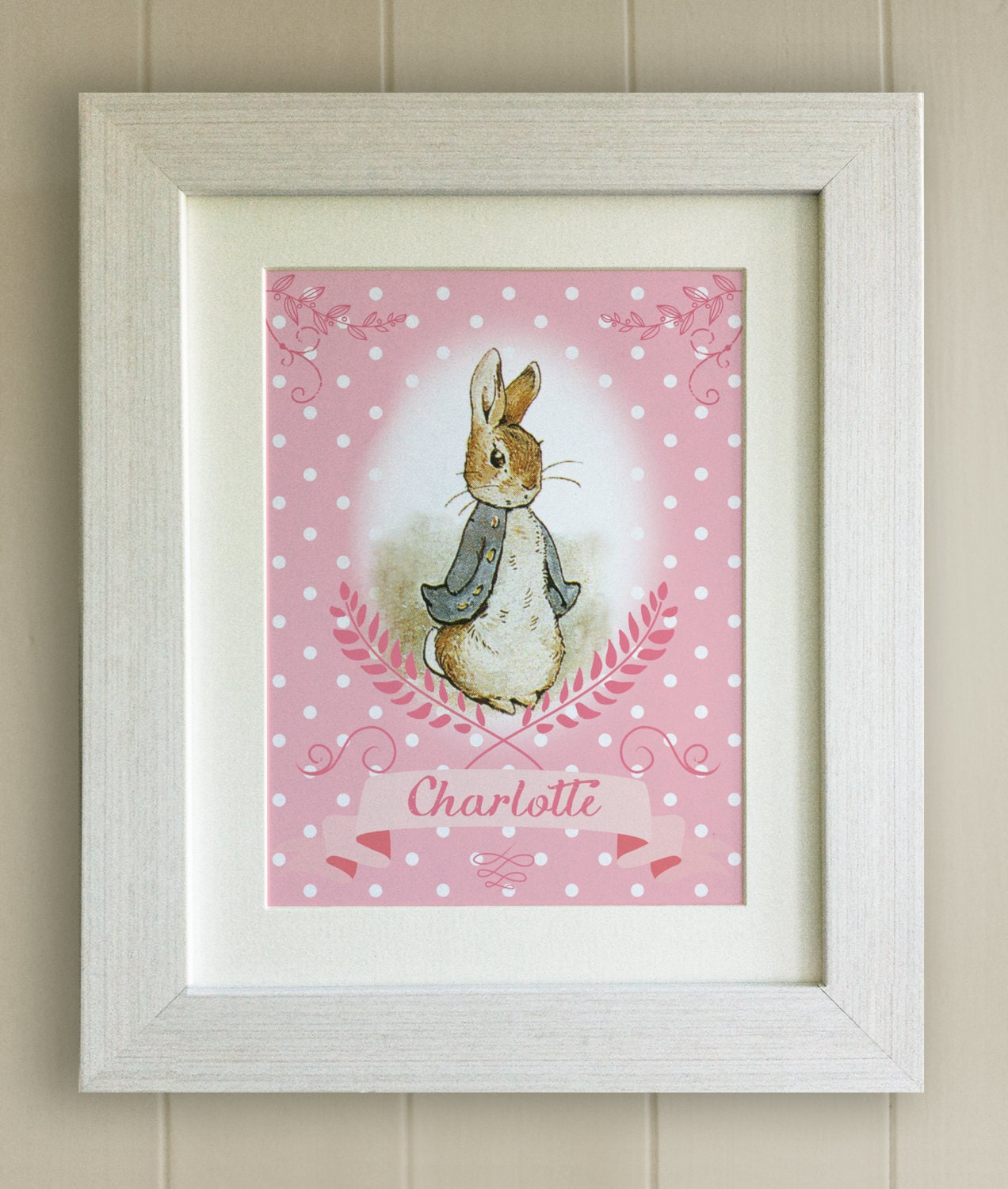 PERSONALISED Peter Rabbit Print New by thebluebutterflyemp on Etsy