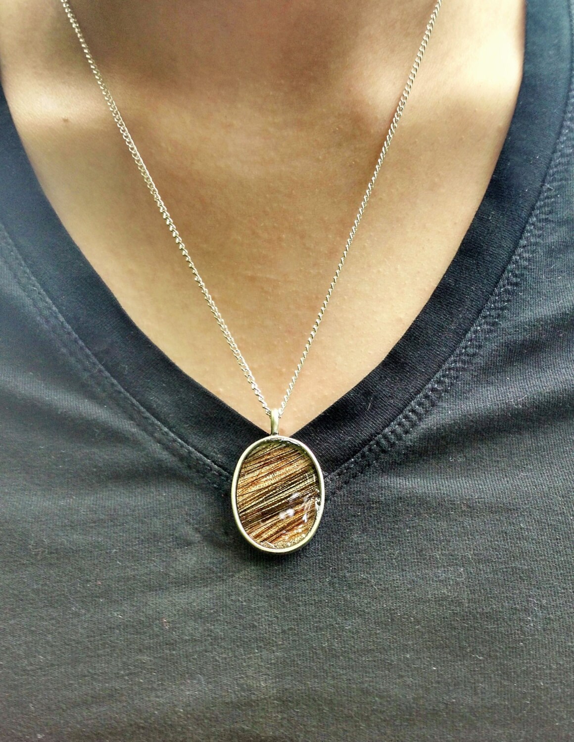 Custom Horse Hair Pendant Necklace by VirginiaWhipWorks on Etsy