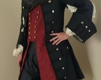 Debonair Pirate Coat - Frock Coat Custom