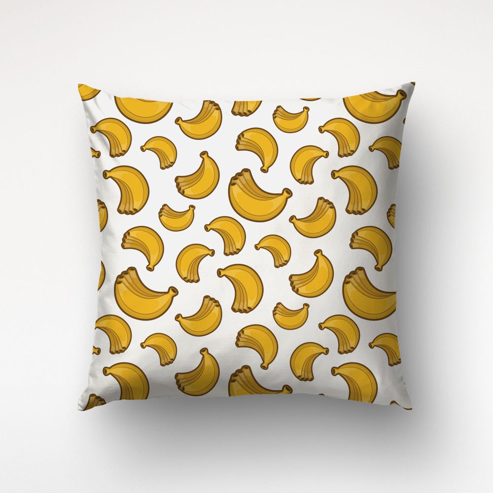 Banana Pillow Yellow Throws Kids Pillow Nursery Decoration