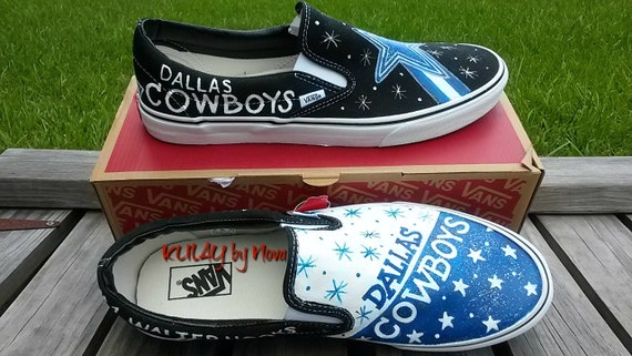 Hand painted Dallas Cowboys inspired vans shoes by KULAYbyNova Hand painted Dallas Cowboys inspired vans shoes by KULAYbyNova