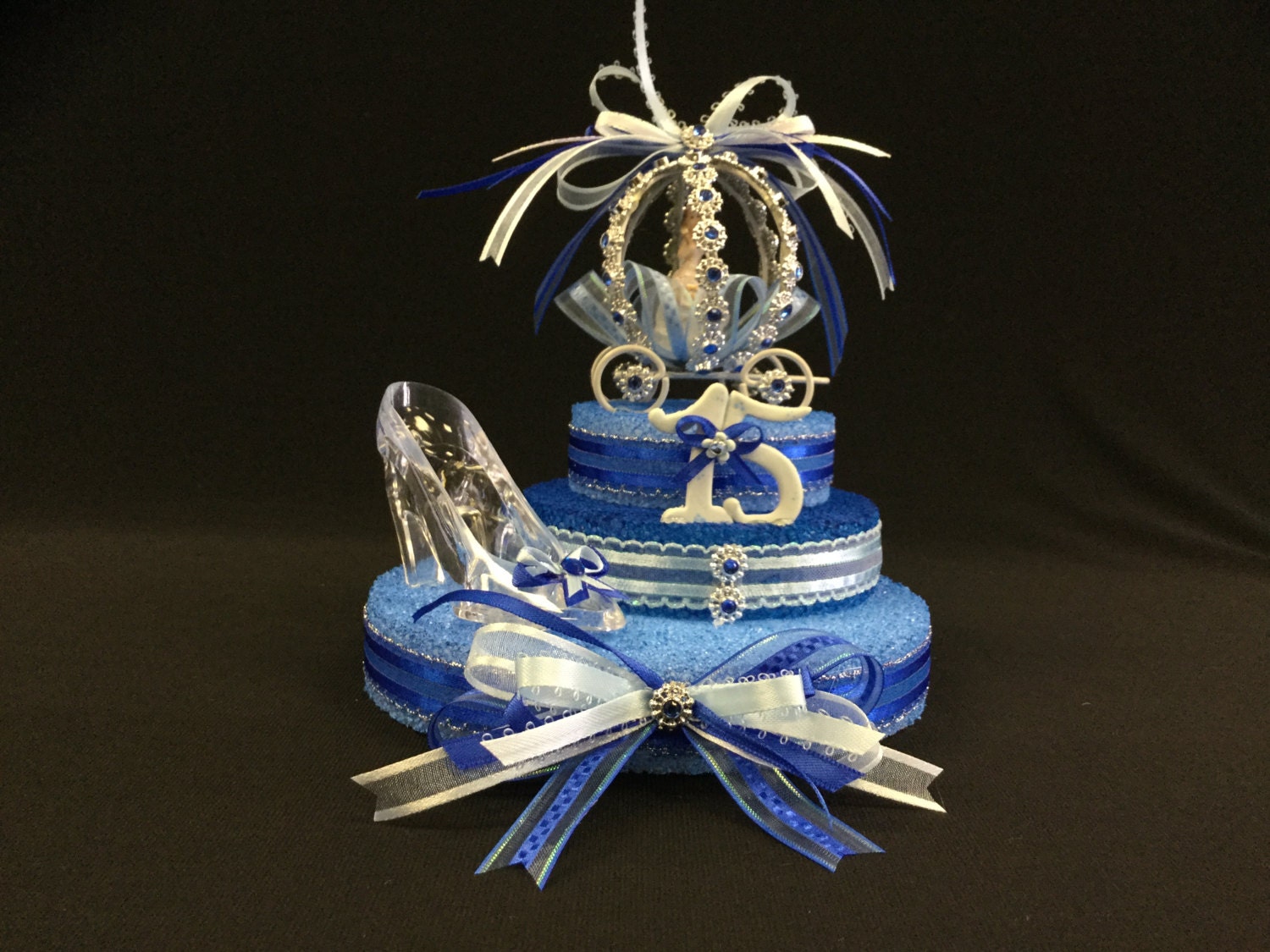 Cinderella Carriage Cake Topper Centerpiece Quinceanera Cinderella Carriage Centerpiece Themed Centerpieces