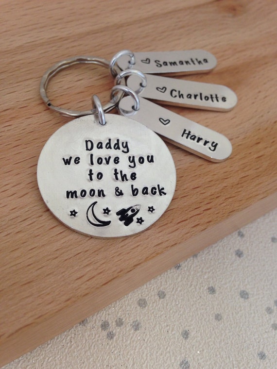 personalised keyring keychain gifts for dad husband gift
