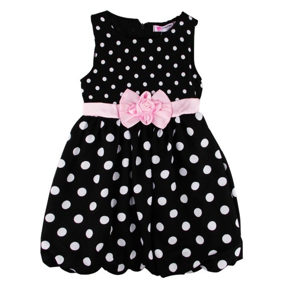 Toddler Baby Girls Kids Dress Polka Dot by TheSouthWayStudio