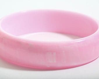 Pink Lucite Bracelet