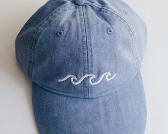 Three Waves Baseball Cap - Periwinkle