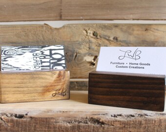 Business Card Holder, Card Organizer, Business Card Display, Handmade, Office Gift, Organizer, Made in USA, Ships from Detroit, Michigan