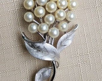 Trifari Flower Brooch