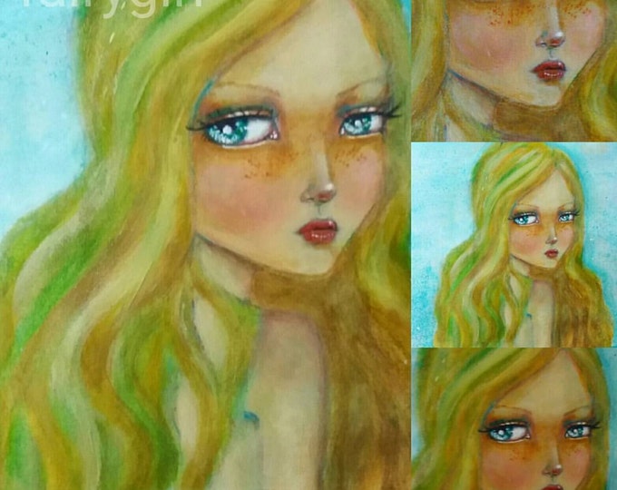 Amatheia the Mermaid 03 Original Painting