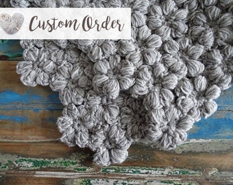 Crochet Baby Blanket - Chunky Baby Blanket - Baby Throw Blanket - Uncinetto - Couverture Bébé - крючком одеяло - Preemie Baby Blanket