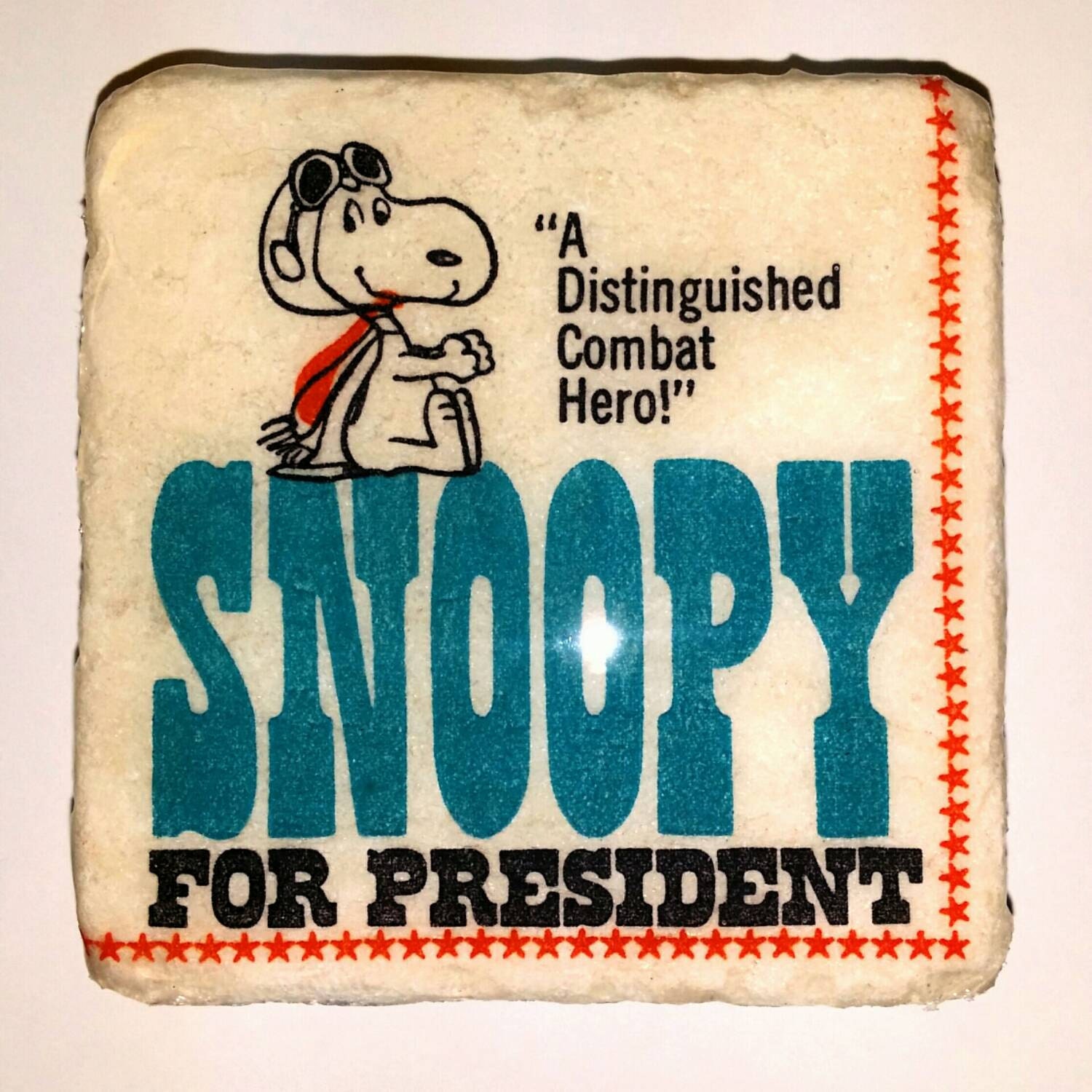 Vintage Original Snoopy For President A by GulfCoastArts on Etsy