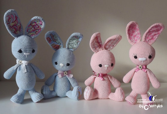 bunny long ears crochet